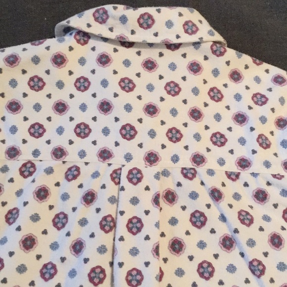 Women’s Eddie Bauer Size M Patterned Flannel Shirt - Picture 6 of 6